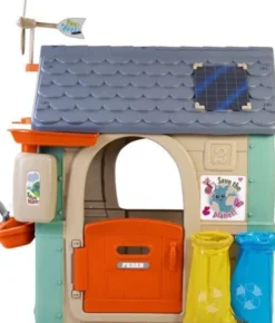 Feber - Udendørs Legehus I Plastik Til Børn - Recycle Eco House