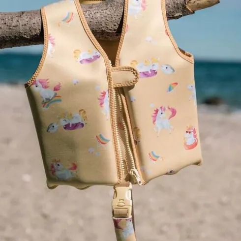 Filibabba - Svømmevest Til Børn - 1-2 År - Unicorn Shores