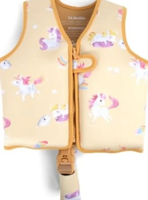 Filibabba - Svømmevest Til Børn - 1-2 År - Unicorn Shores