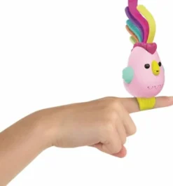 Fingerlings - Bird - Pink - Interaktiv Fugl