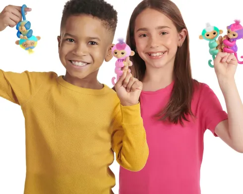 Fingerlings - Monkey Bamse - Pink - Harmony