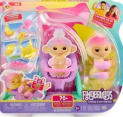 Fingerlings - Monkey 2.0 Legesæt - Jas - Interaktiv Abe