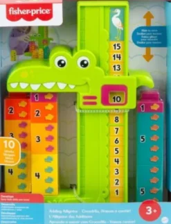 Fisher-Price - Adding Alligator - Læringslegetøj