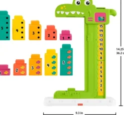 Fisher-Price - Adding Alligator - Læringslegetøj