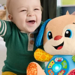 Fisher-Price - Aktivitetsbamse - Laugh And Learn - Smart Stages - Hundehvalp