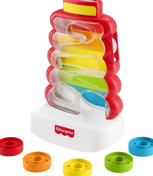 Fisher-Price - Drop Through Rock-A-Stack - Møntfald Stabeltårn