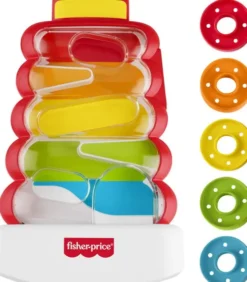 Fisher-Price - Drop Through Rock-A-Stack - Møntfald Stabeltårn