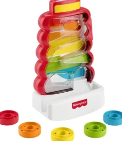 Fisher-Price - Drop Through Rock-A-Stack - Møntfald Stabeltårn
