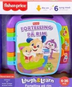 Fisher-Price - Fortælling På Rim - Interaktiv Bog - Laugh & Learn