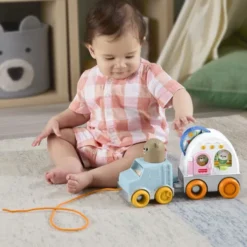 Fisher-Price - Friendship Forest Pull-Along Camper - Aktivitetsbil