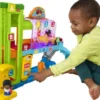 Fisher-Price - Little People - Bilvask Og Værksted Med Lys Og Musik - Nordisk