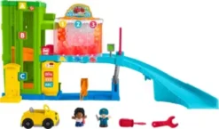 Fisher-Price - Little People - Bilvask Og Værksted Med Lys Og Musik - Nordisk
