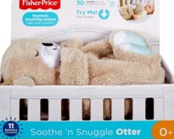 Fisher-Price - Odder Bamse Med Lys Og Lyd - Soothe 'N Snuggle Otter