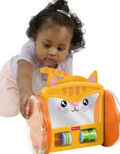 Fisher-Price - Pets Crawl-After Kitty Mirror - Aktivitetsspejl