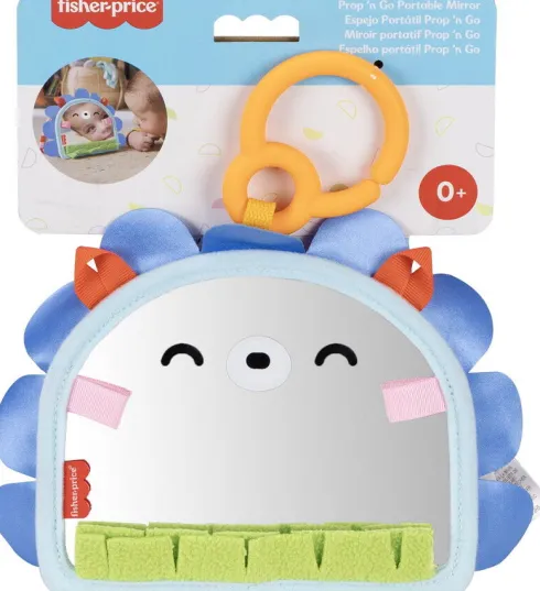 Fisher-Price - Prop 'N Go Portable Mirror - Aktivitetsspejl Pindsvin