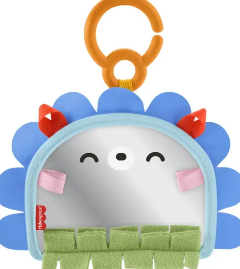 Fisher-Price - Prop 'N Go Portable Mirror - Aktivitetsspejl Pindsvin