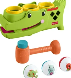 Fisher-Price - Sit & Top Rolligator - Alligator Legetøj Med Bolde