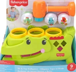 Fisher-Price - Sit & Top Rolligator - Alligator Legetøj Med Bolde