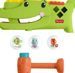 Fisher-Price - Sit & Top Rolligator - Alligator Legetøj Med Bolde