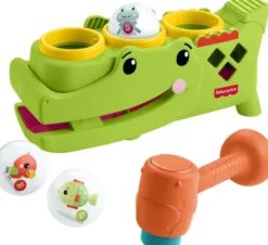 Fisher-Price - Sit & Top Rolligator - Alligator Legetøj Med Bolde