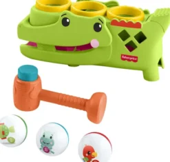 Fisher-Price - Sit & Top Rolligator - Alligator Legetøj Med Bolde