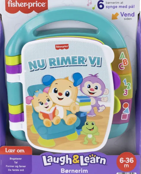 Fisher-Price - Storybook Rhymes - Interaktiv Bog - Laugh & Learn