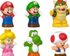 Fisher-Price - Super Mario Figur Sæt - My Mario - 6-Pak