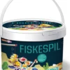 Fiskespil Med 2 Fiskestænger Og Puslespil Med 20 Brikker
