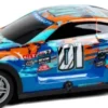 Fjernstyret Bil Med Lys - Champion Gt9 Road Stars - 1:22 - Blå Og Orange