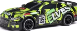 Fjernstyret Bil Med Lys - Elves - 1:18 - 2,4 Ghz - Grøn