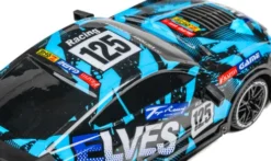 Fjernstyret Bil Med Lys - Elves - 1:18 - 2,4 Ghz - Blå