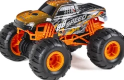 Fjernstyret Bil Med Lys Og Lyd - Speed Dirt Stars - 1:12 - Orange