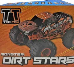Fjernstyret Bil Med Lys Og Lyd - Speed Dirt Stars - 1:12 - Orange