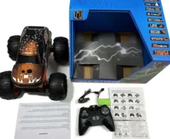 Fjernstyret Bil Med Lys Og Lyd - Speed Dirt Stars - 1:12 - Orange