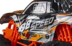 Fjernstyret Bil Med Lys Og Lyd - Speed Dirt Stars - 1:12 - Orange