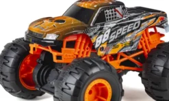 Fjernstyret Bil Med Lys Og Lyd - Speed Dirt Stars - 1:12 - Orange