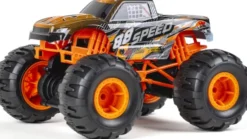 Fjernstyret Bil Med Lys Og Lyd - Speed Dirt Stars - 1:12 - Orange