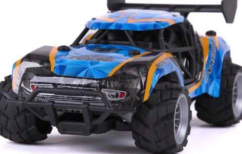 Fjernstyret Bil - Speed Racing Dirt Stars - 1:18 - Blå Og Orange