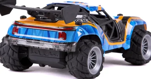 Fjernstyret Bil - Speed Racing Dirt Stars - 1:18 - Blå Og Orange