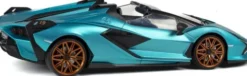 Fjernstyret Lamborghini Sian - 1:16 - 2,4 Ghz - Turkis
