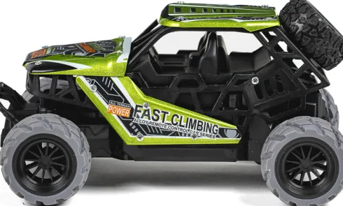 Fjernstyret Offroad Bil - Hot Racing King Climber - 1:18 - Grøn
