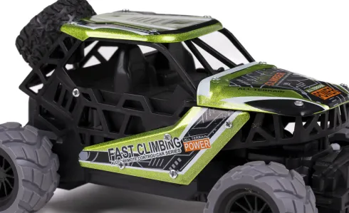 Fjernstyret Offroad Bil - Hot Racing King Climber - 1:18 - Grøn