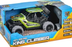 Fjernstyret Offroad Bil - Hot Racing King Climber - 1:18 - Grøn