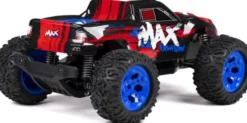 Fjernstyret Offroad Bil - Sneak Max - 1:12 - 2,4 Ghz - Rød