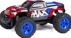 Fjernstyret Offroad Bil - Sneak Max - 1:12 - 2,4 Ghz - Rød