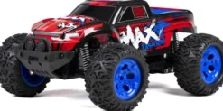 Fjernstyret Offroad Bil - Sneak Max - 1:12 - 2,4 Ghz - Rød