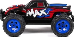 Fjernstyret Offroad Bil - Sneak Max - 1:12 - 2,4 Ghz - Rød