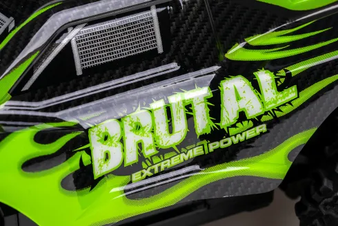 Fjernstyret Offroad Bil - Sneak Brutal - 1:12 - 2,4 Ghz - Grøn