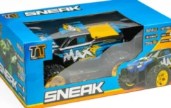 Fjernstyret Offroad Bil - Sneak Max - 1:12 - 2,4 Ghz - Blå