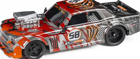 Fjernstyret Racerbil - Extreme Racing - 1:16 - 2,4 Ghz - Orange